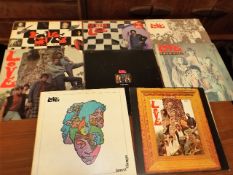 A selection of Arthur Lee Love vinyl LP's