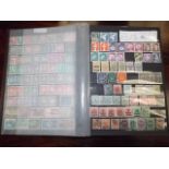 A large album of world stamps