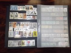 A large album of world stamps