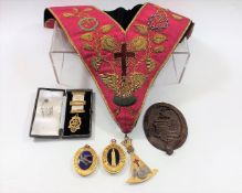 A quantity of early 20thC. Masonic regalia