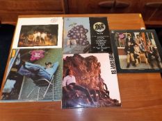 A selection of Moby Grape vinyl LP's