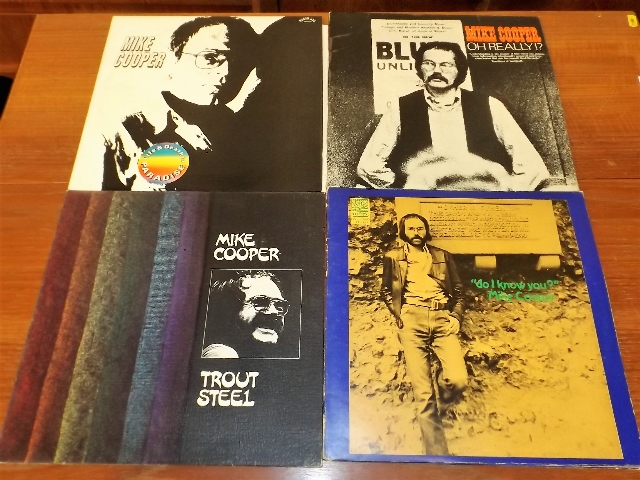 A selection of Mike Cooper vinyl LP's