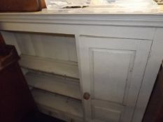 A painted dresser top