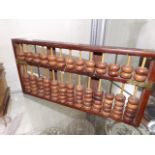 A chinese wooden abacus