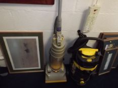 A Dyson DC01 vacuum cleaner