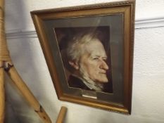 A framed print of Wagner