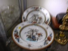 A pair of early 20thC. Wedgwood plates