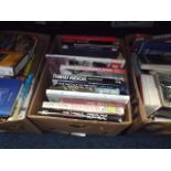 A box of books mostly relating to military history