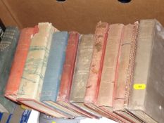 A boxed quantity of books, some of hunting interes