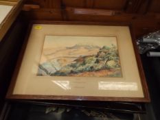 A Mabel Withers watercolour twinned with other pri