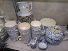 An early 20thC. blue & white tea service & other i