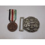 Nazi German-Italian African campaign medal twinned