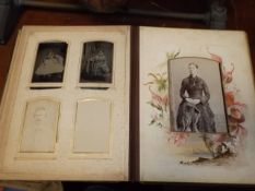 A Victorian family photo album