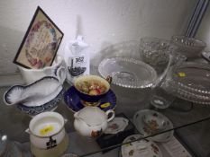 An Aynsley cup & saucer & other items