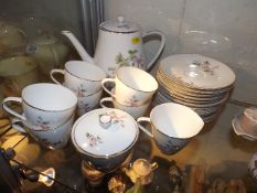A German Hutschenreuther porcelain tea service