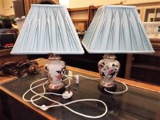 A pair of Masons Ironstone Mandalay lamps