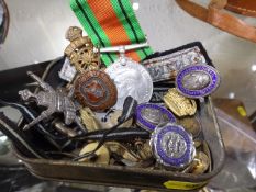 A WW2 service medal & other related items