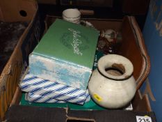 A small boxed Beswick horse & other sundry items