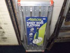 An arrow handy work platform