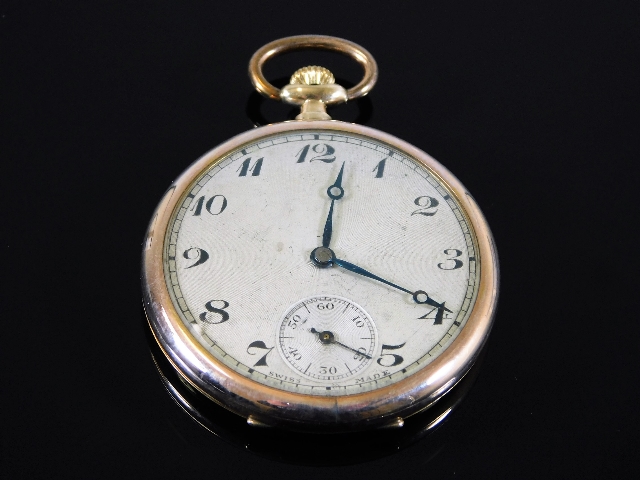 A Victorian 9ct gold pocket watch