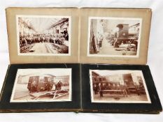 Two albums of approx. 49 original photographs of L
