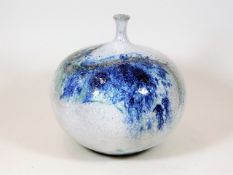 A Cornish studio pottery vase in the manner of Lea