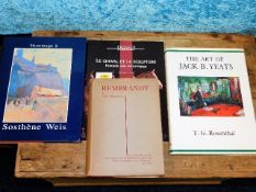 Four art books including Rembrandt & Yeats