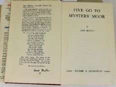 Enid Blyton Five Go To Mystery Moor, hand signed b