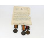 A WW1 war medal for Merchant Seaman Lieut. J.W. Ba