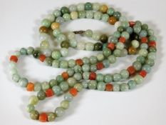Two Jade style necklaces