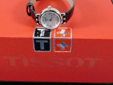 A ladies Tissot watch with box