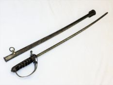 A Georgian childs sword & scabbard