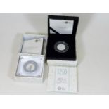 Two silver proof Beatrix Potter commemorative coin