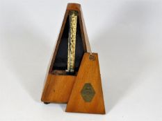 A cased French metronome