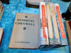 Medieval Cornwall & four Life In Cornwall books