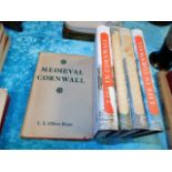 Medieval Cornwall & four Life In Cornwall books