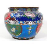 A Japanese cloisonne bowl