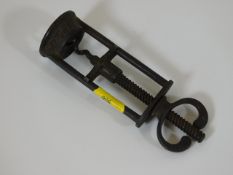 An early two pillar corkscrew