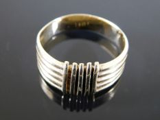 A 9ct gold signet style ring