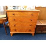 An early Victorian mahogany chest of drawers