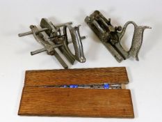 A no.44 & a no.50 combination plane with cutters