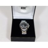 A Mont Blanc Meisterstuck gents watch, unworn, new