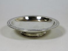A small silver footed dish