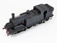 A hand built model of steam train