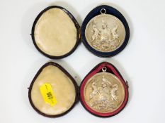 Two cased silver Livery medals for James Barber, o