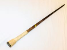 A Gents walking cane with ivory top