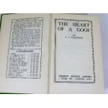 P G Wodehouse The Heart of A Goof hand signed by a