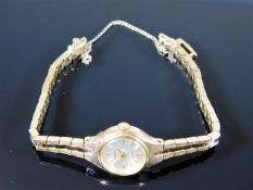 A ladies gold plated Rotary wrist watch