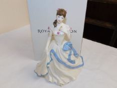 A boxed Doulton figurine Key To My Heart