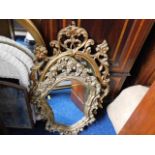 Two gilt framed mirrors